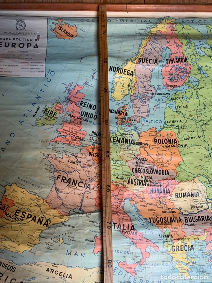 Mapas contempor&aacute;neos: Mapa de Europa antiguo - Foto 2