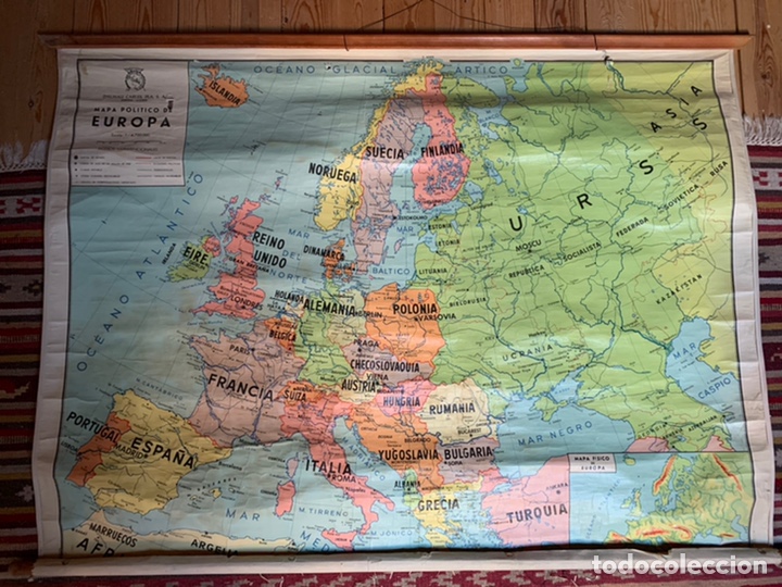 Mapas contempor&aacute;neos: Mapa de Europa antiguo - Foto 1