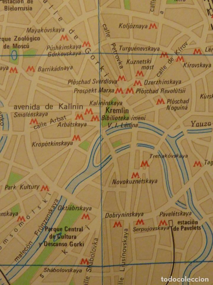 Zeitgen&ouml;ssische Karten: Callejero parcial de Mosc&uacute; (castellano)