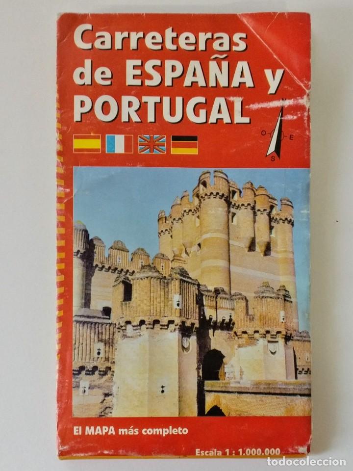Zeitgen&ouml;ssische Karten: Mapa Carreteras de Espa&ntilde;a y Portugal + Indice toponimico - Turismapa - 1:1000000 - 2007