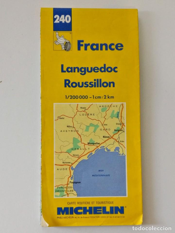 Zeitgen&ouml;ssische Karten: Mapa France Languedoc Roussillon (240) - Michelin - 1:200000 - 1996