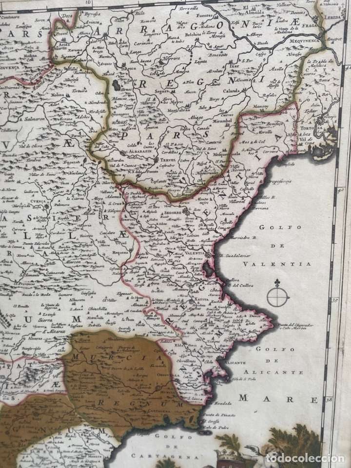 Mapas contempor&aacute;neos: MAPA ESPA&Ntilde;A ENMARCADO 82x72cm - Foto 4
