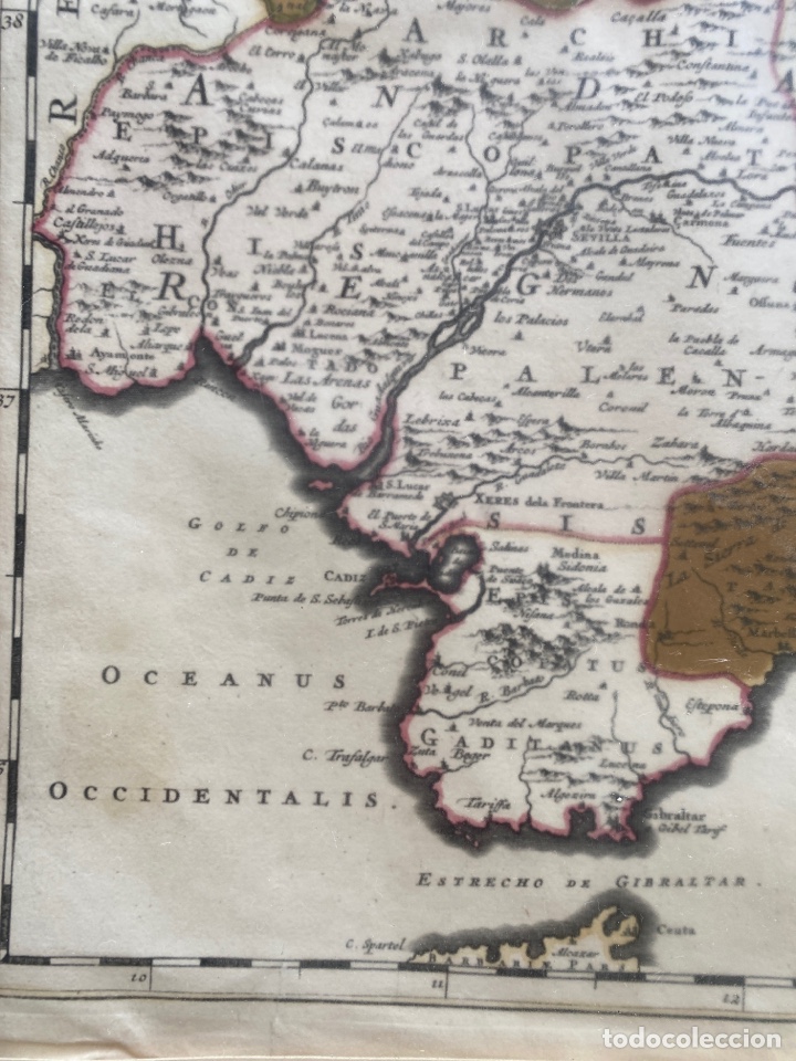 Mapas contempor&aacute;neos: MAPA ESPA&Ntilde;A ENMARCADO 82x72cm - Foto 6