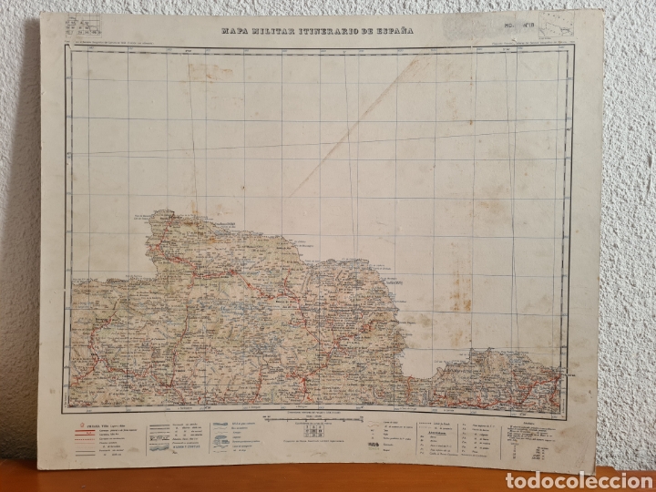 Mapas contempor&acirc;neos: Mapa Militar Itinerario de Espa&ntilde;a Hoja 18 - A&ntilde;o 1945 - Vall d'Aran Viella Capdella Esterri d'&Agrave;neu