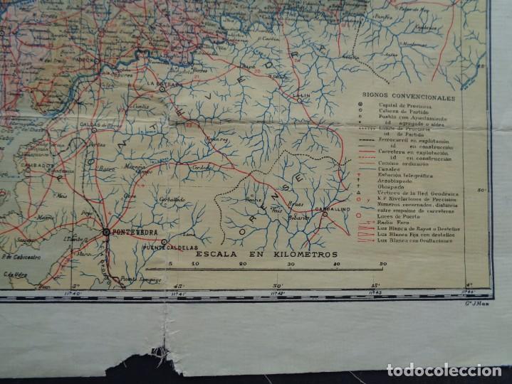 Mapas contempor&aacute;neos: ANTIGUO MAPA DE LA PROVINCIA DE LA CORU&Ntilde;A - Foto 4