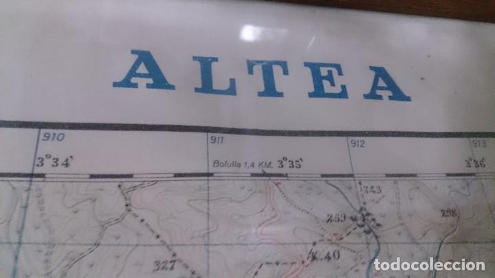 Mapas contempor&aacute;neos: Mapa de altea 70x50 ctms - Foto 4