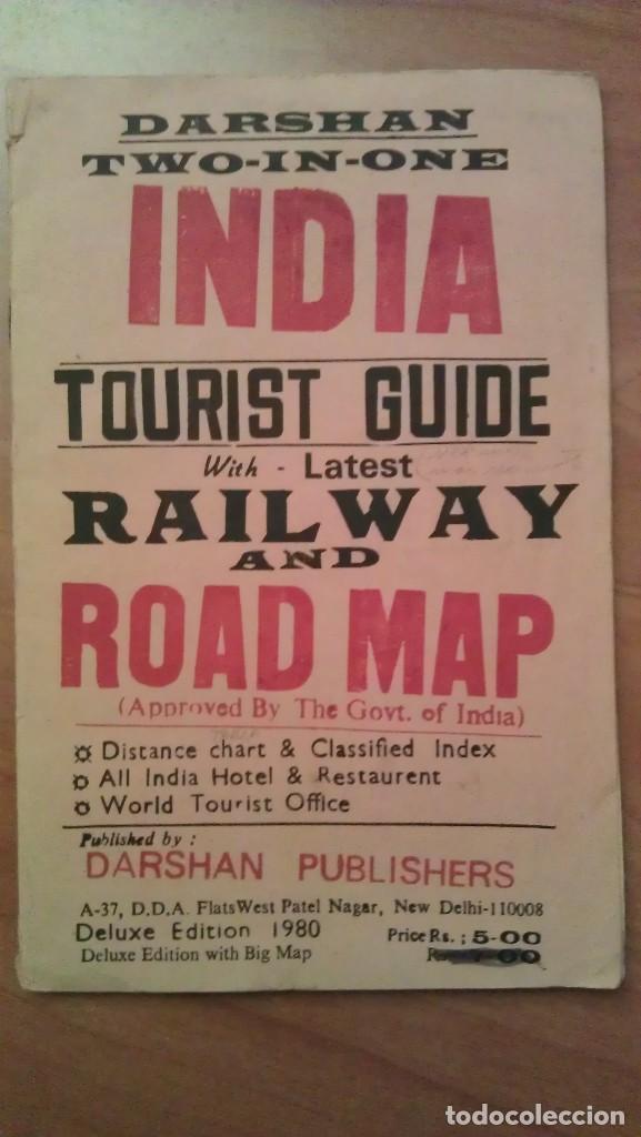 Mapas contemporáneos: 1980 INDIA TOURIST GUIDE - NUEVA DELHI - Foto 1 - 225135215