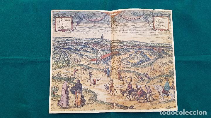 Mapas contempor&acirc;neos: LAMINA FOTO DE SEVILLA DE MITAD DEL SIGLO XVI POR GEORGE BRAUM