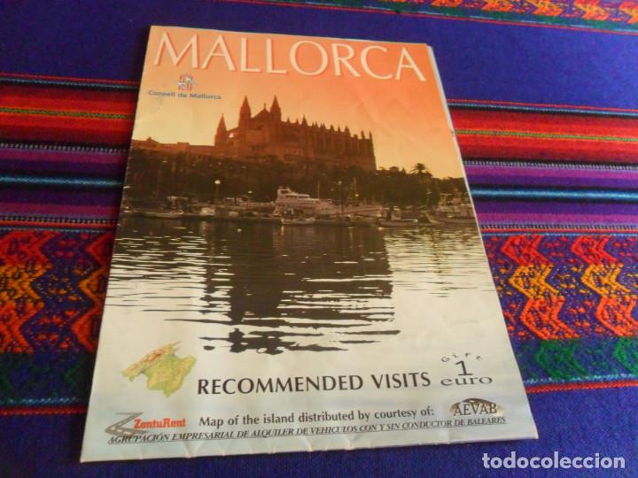 Mapas contempor&acirc;neos: PLANO MAPA PALMA DE MALLORCA E ISLA DE MALLORCA. EDITA CONSELL DE MALLORCA. 69X49 CMS.