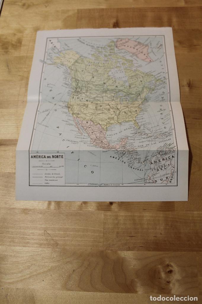 Zeitgen&ouml;ssische Karten: MAPA de AMERICA DEL NORTE