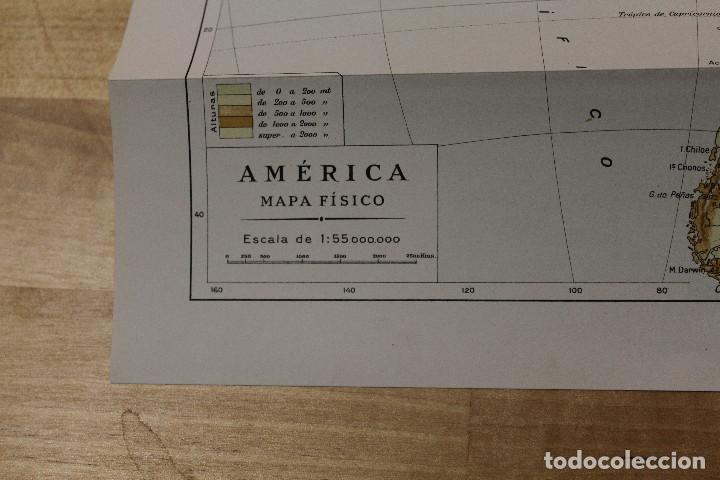 Mapas contempor&aacute;neos: MAPA de AMERICA MAPA FISICO - Foto 2