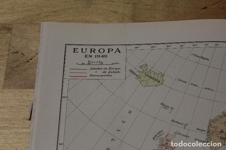 Mapas contempor&aacute;neos: MAPA DE EUROPA en 1949 - Foto 2