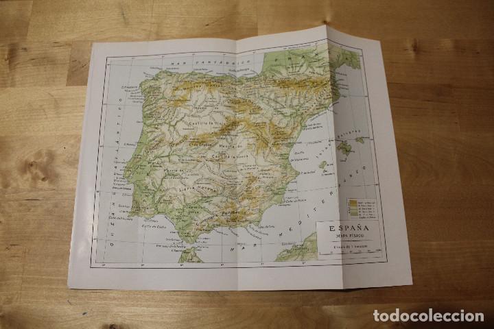 Zeitgen&ouml;ssische Karten: MAPA FISICO de ESPA&Ntilde;A