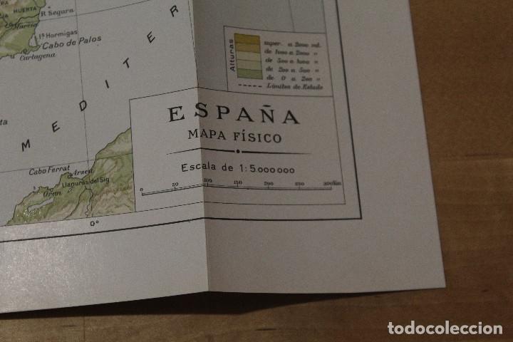 Mapas contempor&aacute;neos: MAPA FISICO de ESPA&Ntilde;A - Foto 2
