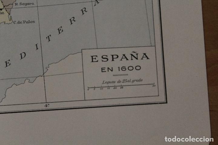 Mapas contempor&aacute;neos: MAPA DE ESPA&Ntilde;A en 1600 - Foto 2