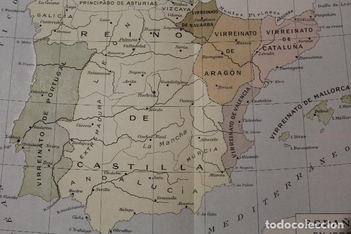 Mapas contempor&aacute;neos: MAPA DE ESPA&Ntilde;A en 1600 - Foto 3
