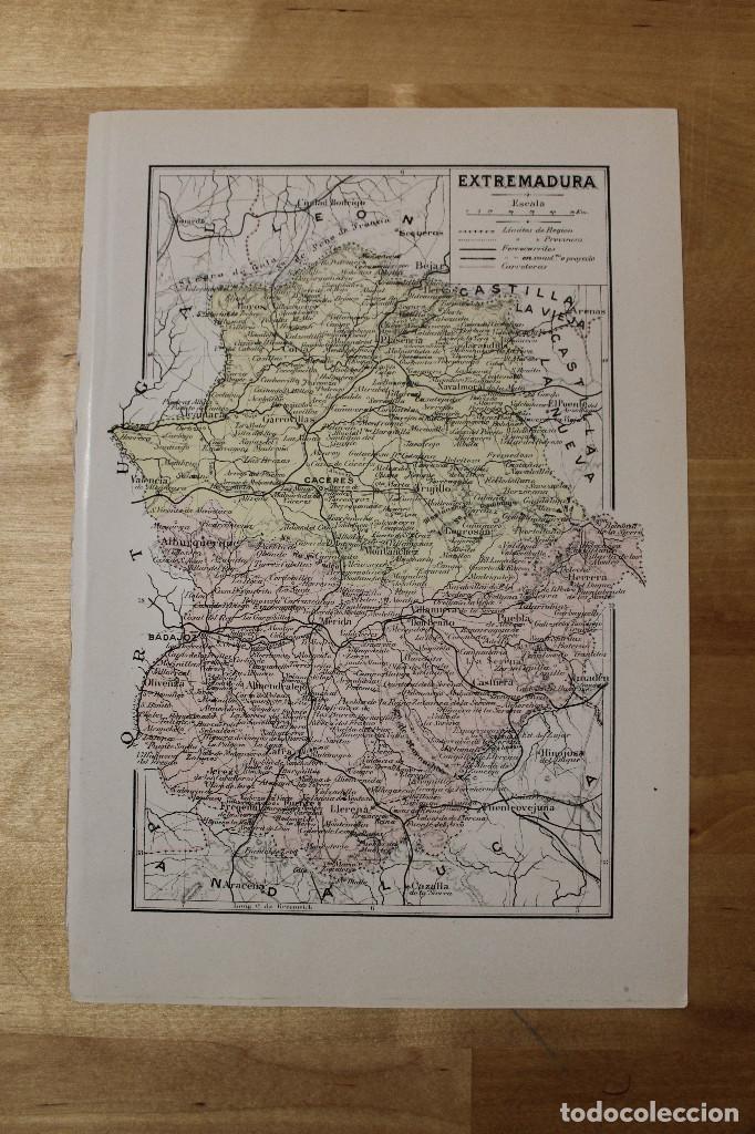 Zeitgen&ouml;ssische Karten: MAPA DE EXTREMADURA