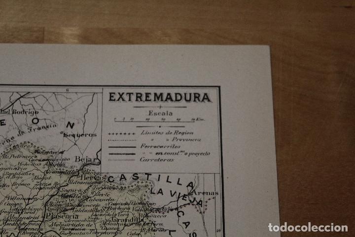 Mapas contempor&aacute;neos: MAPA DE EXTREMADURA - Foto 2