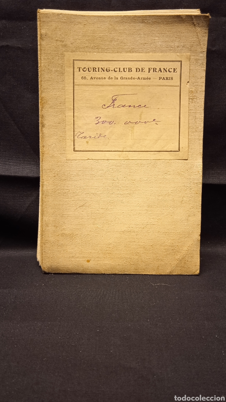 Mapas contempor&acirc;neos: CARTE DE FRANCE ROUTIERE ET KILOMETRIQUE MAPA DE FRANCIA TOURING CLUB #CJ1