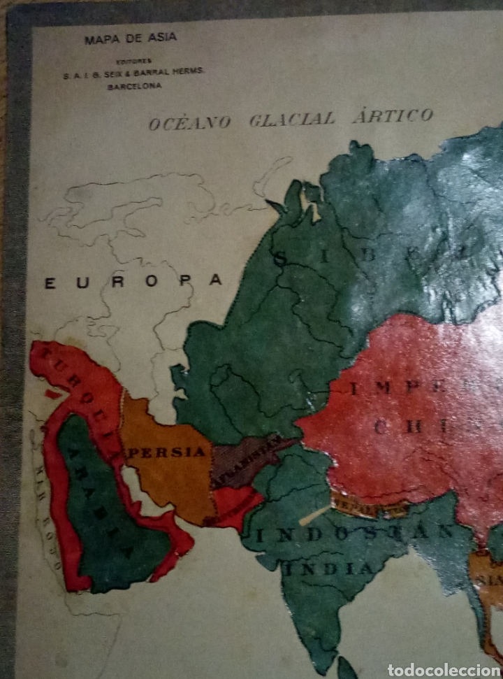Mapas contempor&aacute;neos: Mapa Asia Seix y Barral recortable - Foto 2