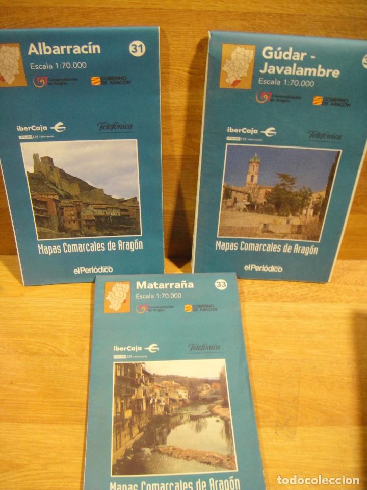 Mapas contempor&aacute;neos: mapas comarcales de aragon - 33 mapas - Foto 17