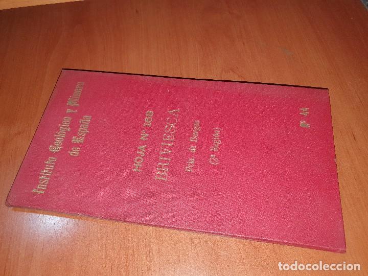 Mapas contempor&acirc;neos: Briviesca, instituto geologico y minero de espa&ntilde;a, hoja 168 n&deg; 44, 1933