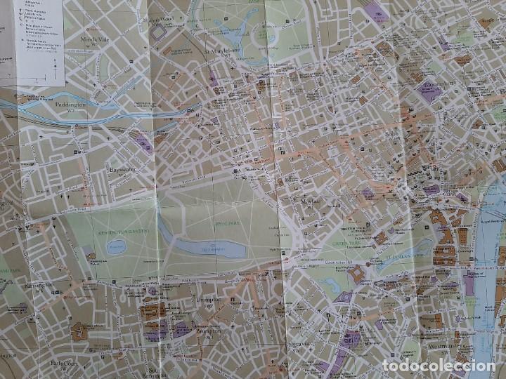 Mapas contempor&aacute;neos: MAPA PLANO LONDRES 1980 BRITAIN - Foto 2