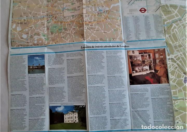 Mapas contempor&aacute;neos: MAPA PLANO LONDRES 1980 BRITAIN - Foto 7