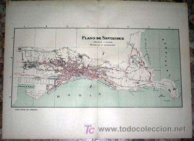 Mapas contempor&aacute;neos: PLANO DE SANTANDER (PRINCIPIOS 1900) - Foto 1