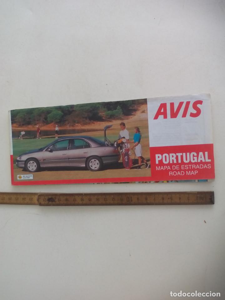 Mapas contempor&acirc;neos: AVIS PORTUGAL. MAPA DE CARRETERAS