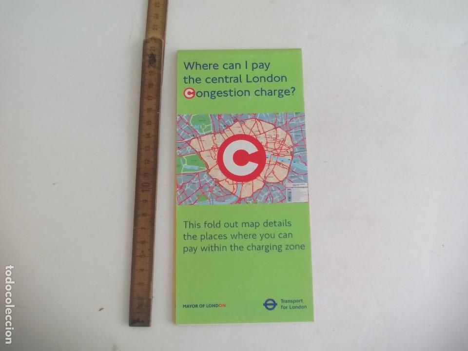 Mapas contempor&acirc;neos: MAPA DEL CENTRO DE LONDRES. 2003.