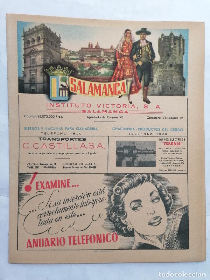 Mapas contempor&acirc;neos: MAPA DE LA PROVINCIA DE SALAMANCA, PUBLICIDAD INSTITUTO VICTORIA, EDITOR MATEU-CROMO