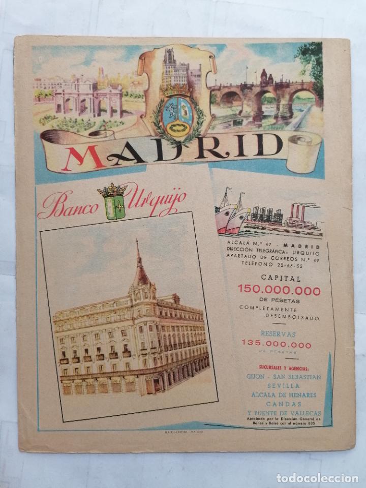 Mapas contempor&aacute;neos: MAPA DE LA PROVINCIA DE MADRID, PUBLICIDAD BANCO URQUIJO Y CO&Ntilde;AC OSBORNE , EDITOR MATEU-CROMO