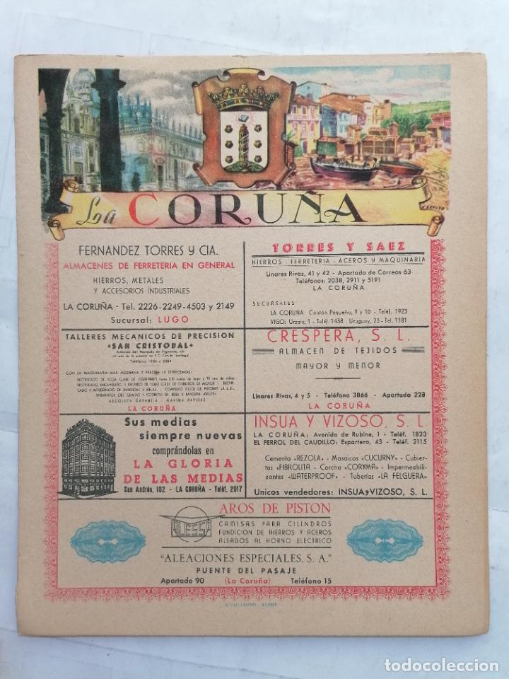 Mapas contempor&aacute;neos: MAPA DE LA PROVINCIA DE CORU&Ntilde;A, PUBLICIDAD AROS DE PISTON , EDITOR MATEU-CROMO