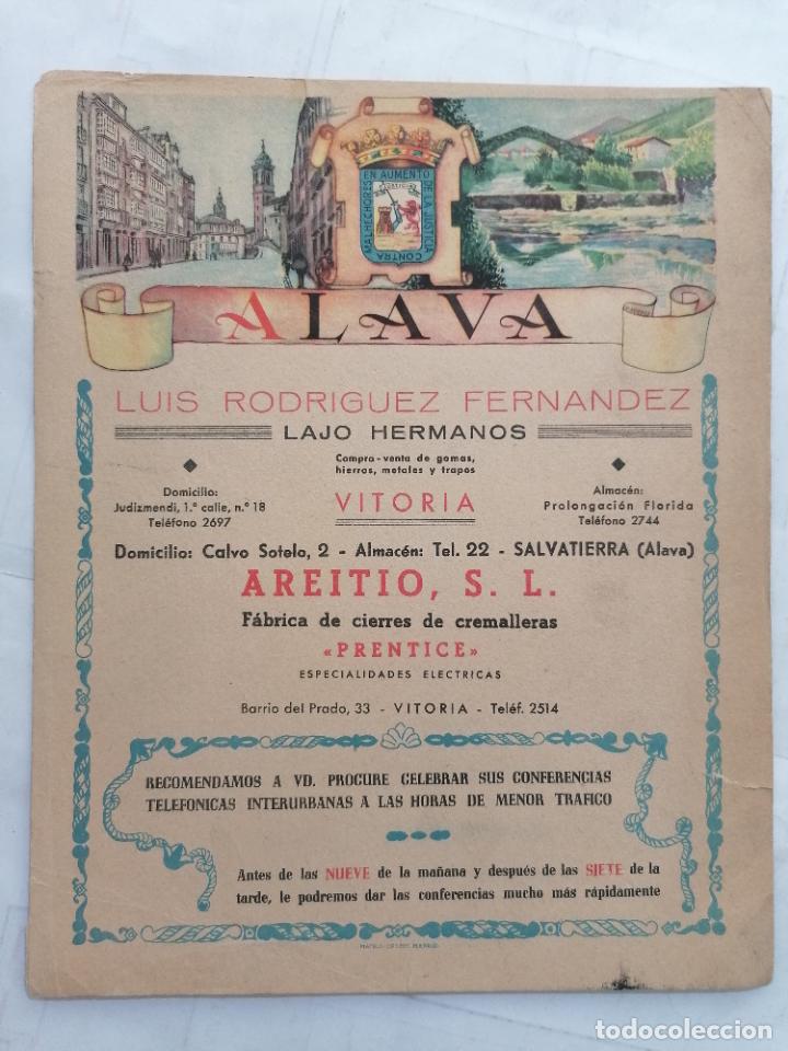 Mapas contempor&aacute;neos: MAPA DE LA PROVINCIA DE ALAVA, PUBLICIDAD AREITIO, S. L. , EDITOR MATEU-CROMO