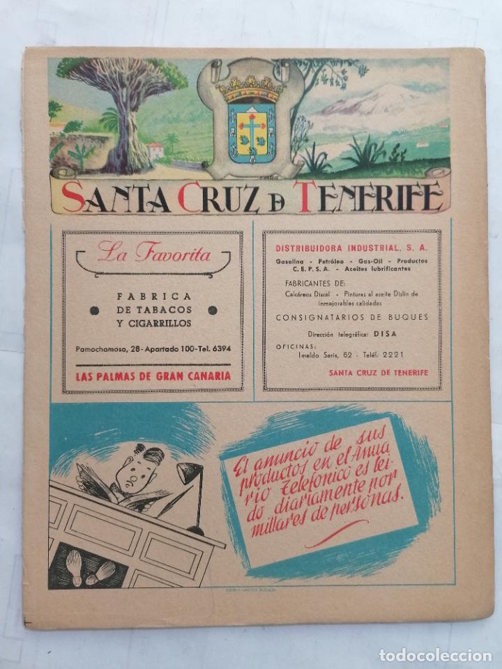 Mapas contempor&aacute;neos: MAPA DE LA PROVINCIA DE SANTA CRUZ DE TENERIFE, PUBLICIDAD LA FAVORITA EDITOR MATEU-CROMO