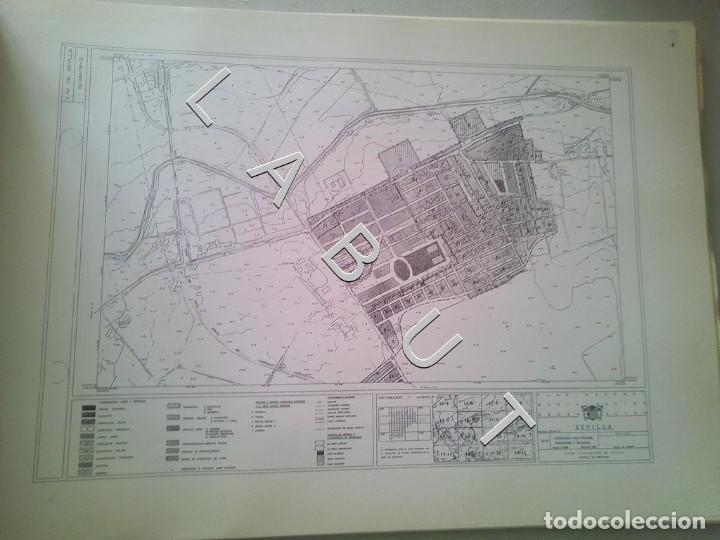 Mapas contempor&aacute;neos: SEVILLA PLAN GENERAL ORDENACION ALINEACIONES Y RASANTES CALIFICACION 43 CM USOS Y SISTEMAS