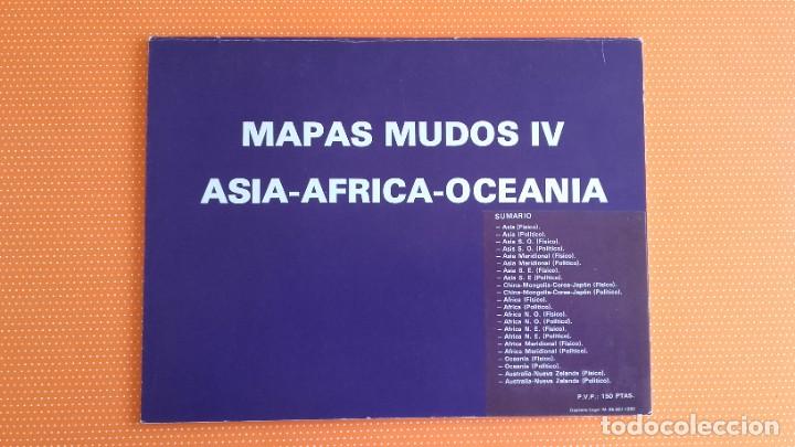 Contemporary maps: MAPAS MUDOS IV. ASIA, &Aacute;FRICA Y OCEAN&Iacute;A. 230 X 305 mm.