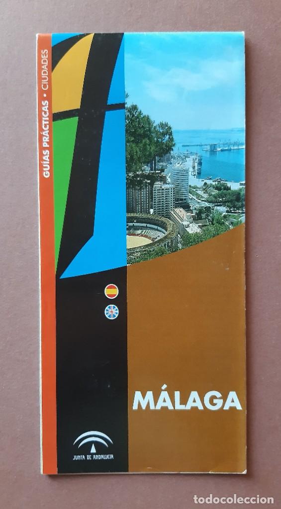 Mapas contempor&aacute;neos: PLANO CALLEJERO MAPA TUR&Iacute;STICO DE M&Aacute;LAGA. GU&Iacute;AS PR&Aacute;CTICAS. CIUDADES. JUNTA DE ANDALUC&Iacute;A.