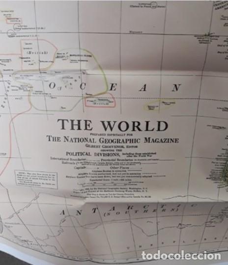 Mapas contempor&aacute;neos: MAPA NATIONAL GEOGRAPHIC 125TH Y 1922 - Foto 3