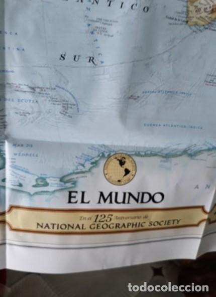 Mapas contempor&aacute;neos: MAPA NATIONAL GEOGRAPHIC 125TH Y 1922 - Foto 4