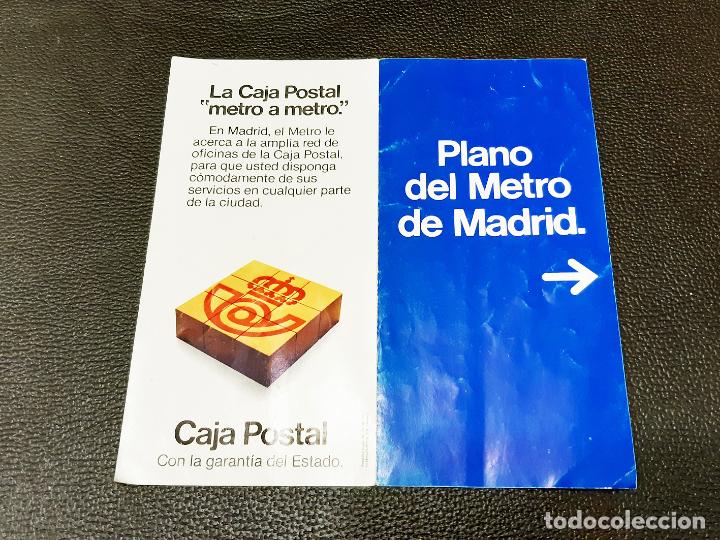 Mapas contempor&aacute;neos: PLANO DE BOLSILLO DEL METRO DE MADRID - JUNIO DE 1982 - Foto 1