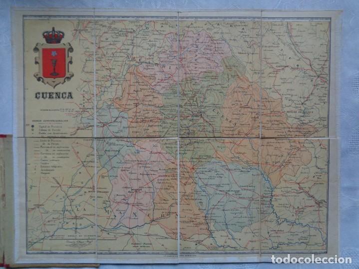 Mapas contempor&acirc;neos: MAPA DE LA PROVINCIA DE CUENCA. 190?. ENTELADO. LITOGRAF&Iacute;A EN COLOR. GRABADO POR S. POCH.