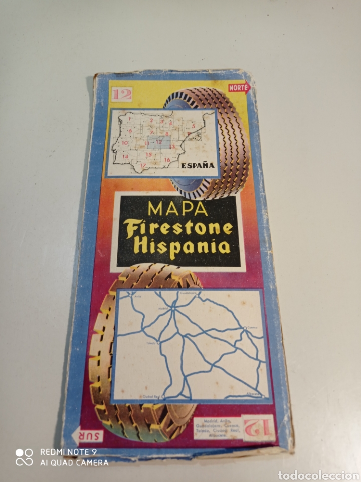 Mapas contempor&aacute;neos: Mapa firestone hispania n&uacute;mero 12 - Foto 1