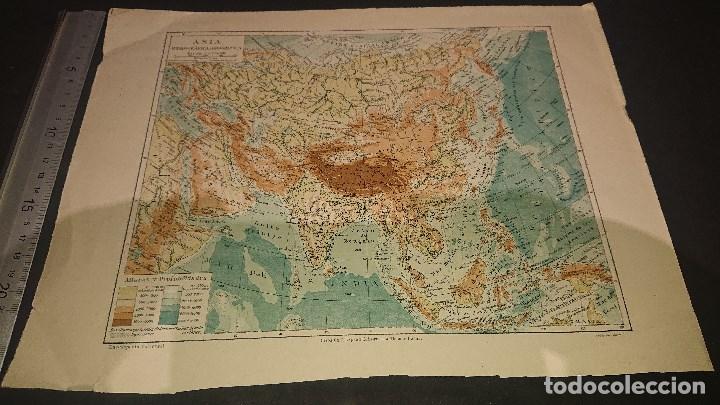Mapas contempor&aacute;neos: LOTE DE 7 MAPAS , UNO POR AMBAS CARAS , ALGUNO CON MANCHAS . LEER DESCRIPCION