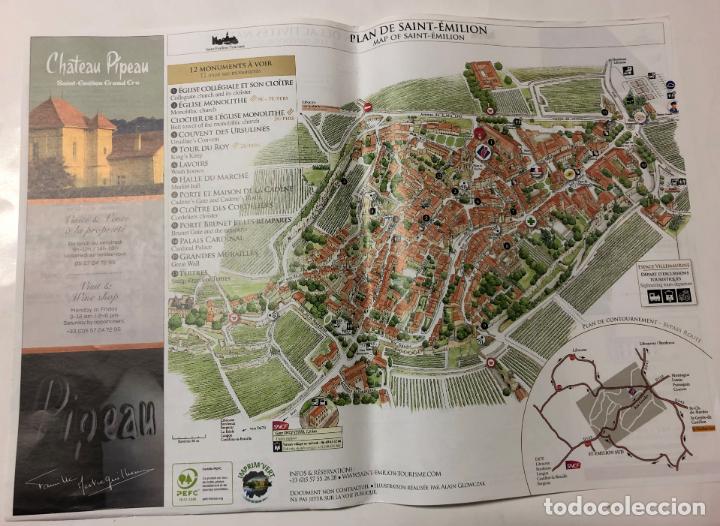 Mapas contempor&aacute;neos: MAPA DE SAINT EMILION Y COMARCA, FRANCIA, 2020 - Foto 1