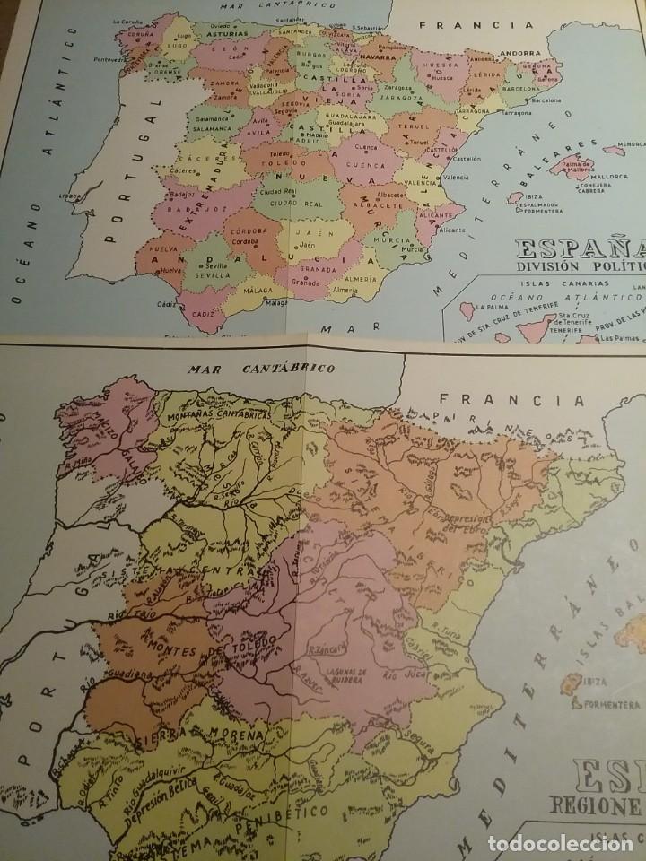 Mapas contempor&aacute;neos: 4 Mapas Espa&ntilde;a. (240-2) - Foto 1