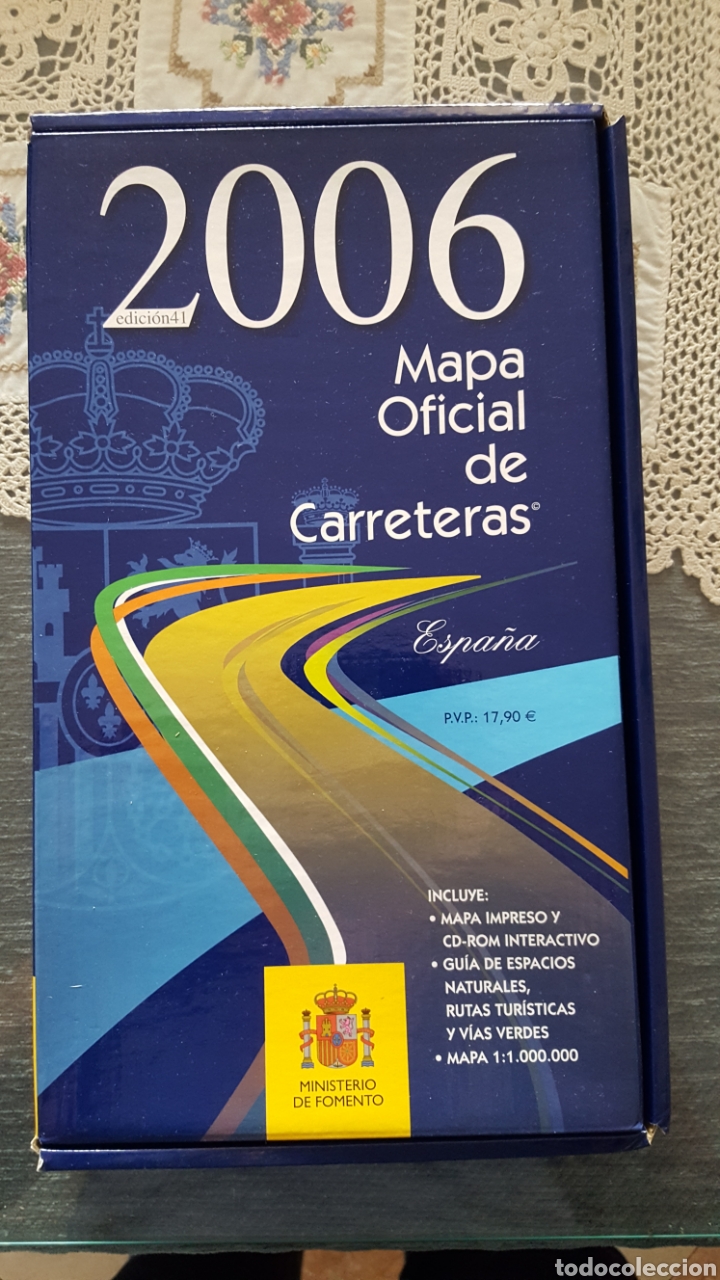 Mapas contemporáneos: MAPA OFICIAL DE CARRETERAS 2006 NUEVO EN SU CAJA DVD Y GUÍA ESPACIOS NATURALES,RUTAS TURÍSTICAS . - Foto 4 - 237476120