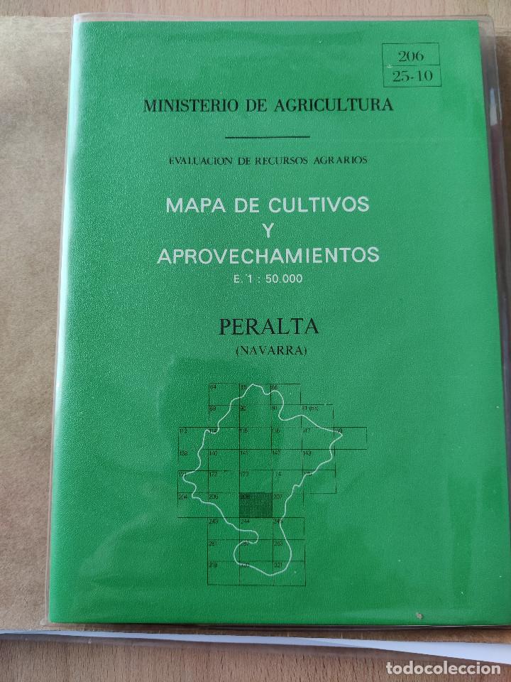 Mapas contempor&aacute;neos: Mapa de cultivos y aprovechamientos Peralta (Navarra) - Foto 1
