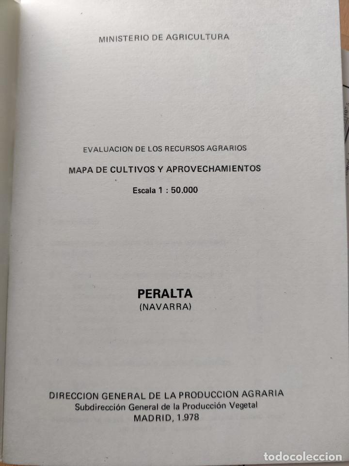 Mapas contempor&aacute;neos: Mapa de cultivos y aprovechamientos Peralta (Navarra) - Foto 4